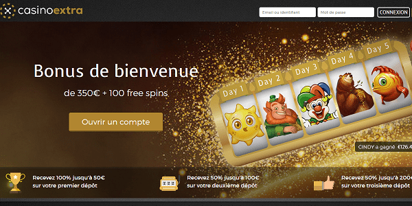 Casino Extra, Avis et Revue Complète. bonus de casino extra 100 tours gratuits